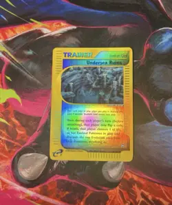 Undersea Ruins Trainer 138/147 Aquapolis Pokemon Reverse Holo - Image 1