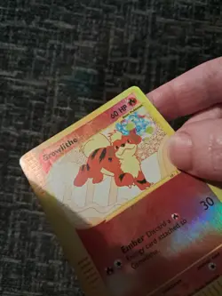 Pokemon Growlithe 51/147 Reverse Holo Aquapolis E-Series. Lightly played - Image 5