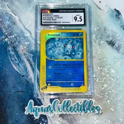 CGC 9.5 MINT+ Tentacool 113/147 Pokemon Aquapolis Reverse Holo (PSA/BGS) - Image 3