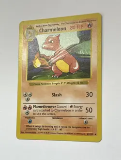 Charmeleon 24/102 Shadowless Base Set Pokemon Card NM- Near Mint Minus - Image 2