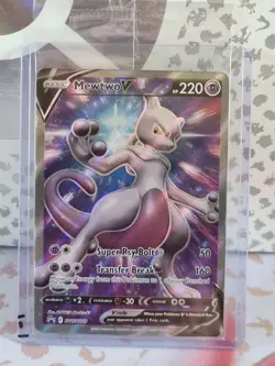 Mewtwo V SWSH229 Sword & Shield Sealed Promo Ultra Rare Pokemon Card Pokemon Go - Image 2