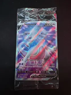 Pokemon Card Mewtwo V SWSH229 Sword & Shield Sealed Ultra Rare Promo - Image 1