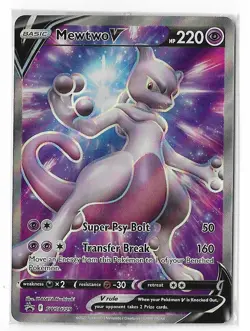 Mewtwo V SWSH229 Sword & Shield Promo Ultra Rare Holo Card Pokemon NM Sealed - Image 1