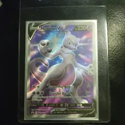Mewtwo V SWSH229 Sword & Shield Sealed Promo Ultra Rare Pokemon Card Pokemon Go - Image 1