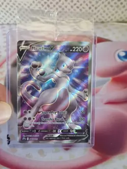 Mewtwo V SWSH229 Sword & Shield Sealed Promo Ultra Rare Pokemon Card Pokemon Go - Image 1