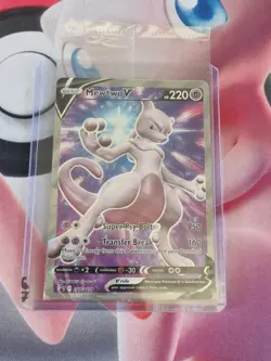 Mewtwo V SWSH229 Sword & Shield Sealed Promo Ultra Rare Pokemon Card Pokemon Go - Image 4