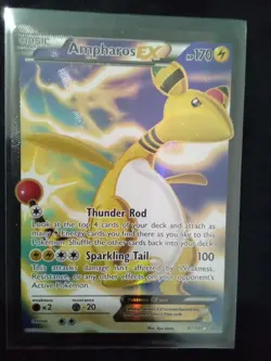 Ampharos EX 87/98 Holo Card XY-Ancient Origins, Near Mint Condition - Image 1