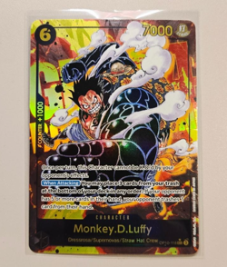One Piece MONKEY.D.LUFFY Sec Royal Blood Alt Art OP10-118 Parallel English Luffy - Image 1