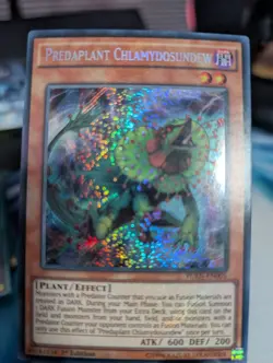 YuGiOh! Predaplant Chlamydosundew FUEN-EN005 Secret Rare 1st Ed - Image 1