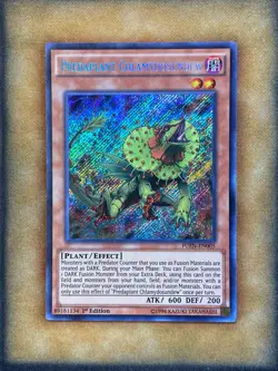 Yugioh Predaplant Chlamydosundew FUEN-EN005 Secret Rare 1st Ed NM - Image 1