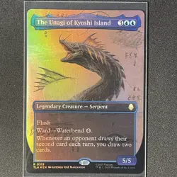 The Unagi of Kyoshi Island Borderless FOIL MTG Avatar: TLA Nm/M - Image 1