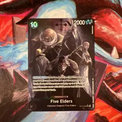 Five Elders OP13-082 SR Alt Art Carrying on His Will One Piece TCG NM - Image 1