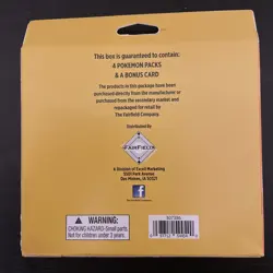 Pokemon TCG Lightning Set Booster 4 Packs 1 Bonus Card Coin NEW Dragon Majesty - Image 2