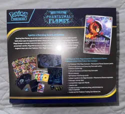 Phantasmal Flames Pokemon Center Exclusive Elite Trainer Box ETB Sealed New - Image 2