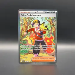 Pokemon TCG Destined Rivals Ethan's Adventure 236/182 Special Illustration NM/M - Image 1