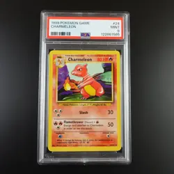 PSA 9 Charmeleon 24/102 Pokemon Base Set 1999 Non Holo Card - Image 1