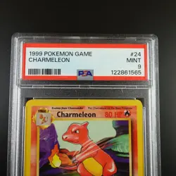 PSA 9 Charmeleon 24/102 Pokemon Base Set 1999 Non Holo Card - Image 2