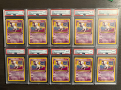 Pokemon PSA 1-10 Set ALL GRADES: Mew Black Star Promo 2000 League #8 - Image 2
