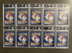 Pokemon PSA 1-10 Set ALL GRADES: Mew Black Star Promo 2000 League #8 - Image 3