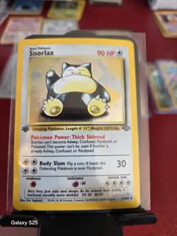 Snorlax 11/64 1999 Jungle Set Holo 1st Edition Unlimited Pokemon Card - Image 1