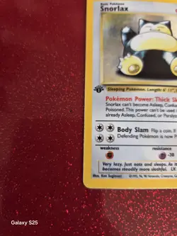 Snorlax 11/64 1999 Jungle Set Holo 1st Edition Unlimited Pokemon Card - Image 5