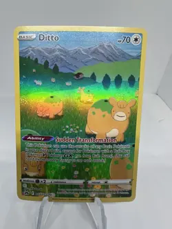 Ditto GG22/GG70 Crown Zenith: Galarian Gallery Pokemon Card TCG NM - Image 1