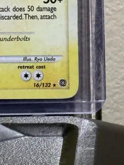 RAIKOU 16/132 LV.42 Secret Wonders Holo Bleed Holo Rare Pokemon Card EX/PL - Image 5