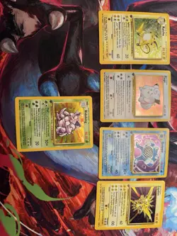 Pokemon German First Edition Holographic Card Bundle Nidoking, Zapdos, And More! - Image 1