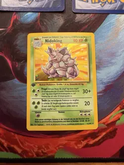 Pokemon German First Edition Holographic Card Bundle Nidoking, Zapdos, And More! - Image 3