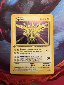 Pokemon German First Edition Holographic Card Bundle Nidoking, Zapdos, And More! - Image 5