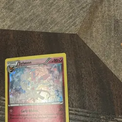 Pokemon Card TCG Sylveon 72/111 XY Furious Fists Cracked Ice Holo Rare 2014 - Image 3