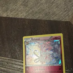 Pokemon Card TCG Sylveon 72/111 XY Furious Fists Cracked Ice Holo Rare 2014 - Image 4