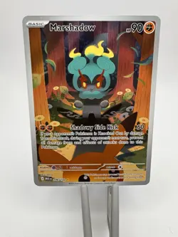 Marshadow Illustration Rare 146/132 Mega Evolution NM Pokemon card - Image 1