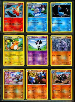 2014 Pokemon XY FURIOUS FISTS Set Near Complete HOLO Rare REVERSE Foil Cards NM+ - Image 4