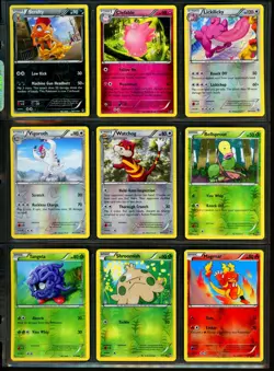 2014 Pokemon XY FURIOUS FISTS Set Near Complete HOLO Rare REVERSE Foil Cards NM+ - Image 5