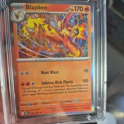 BLAZIKEN #042/182 RARE FOIL Pokemon 2025 Card GRADED 10 MINT TCG CCG - Image 4