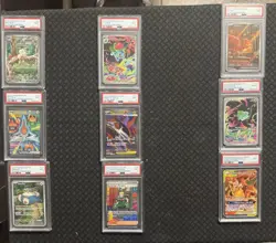 LOT (9) POKEMON PSA 8, 9, GRADED CARDS - Image 1