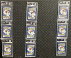 LOT (9) POKEMON PSA 8, 9, GRADED CARDS - Image 2