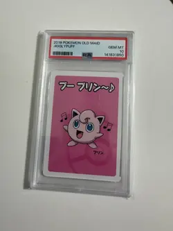 Pokemon Card PSA 10 Jigglypuff Old Maid Game Japanese 2019 - Image 1