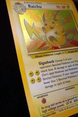 POKEMON JUNGLE MR. MIME;#6/64 RAICHU #14/62 CARDS HOLO EXCELLENT CONDITION - Image 3