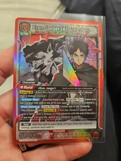 Attack On Titan Eren Jaeger (Attack Titan) UE10BT/AOT-1-094 SR PACK FRESH Card - Image 2