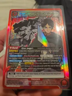 Attack On Titan Eren Jaeger (Attack Titan) UE10BT/AOT-1-094 SR PACK FRESH Card - Image 3