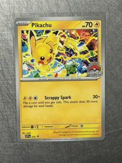Pikachu Promo 2025 World Championships SVP EN 225 Pokemon Card Worlds - Image 1