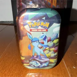 Pokemon Glaceon Tin Scarlet & Violet-Prismatic Evolutions Mini Card Storage - Image 1