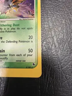 Pokemon TCG Beautifly Holo Card 2/109 Ruby and Sapphire 2003 NM - Image 5