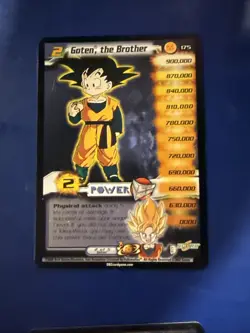 DBZ Dragon Ball Z CCG Goten Level 1-3 + HT Unlimited World Games Saga WGS Card - Image 3