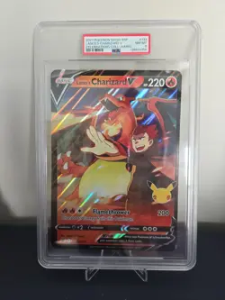 PSA 8 Lance's Charizard V SWSH133 Jumbo Cards Holo - Image 1