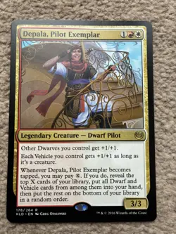 Depala, Pilot Exemplar Vehicles Commander Edh Deck Mtg Magic The Gathering - Image 1