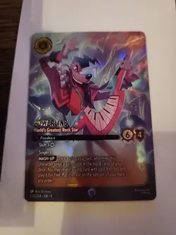 ENCHANTED Powerline - World's Greatest Rockstar - 233/204 - Enchanted - Lorcana - Image 1