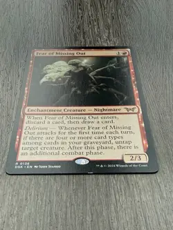 1x Fear of Missing Out Duskmourn: House of Horror Regular MTG NM English - Image 5
